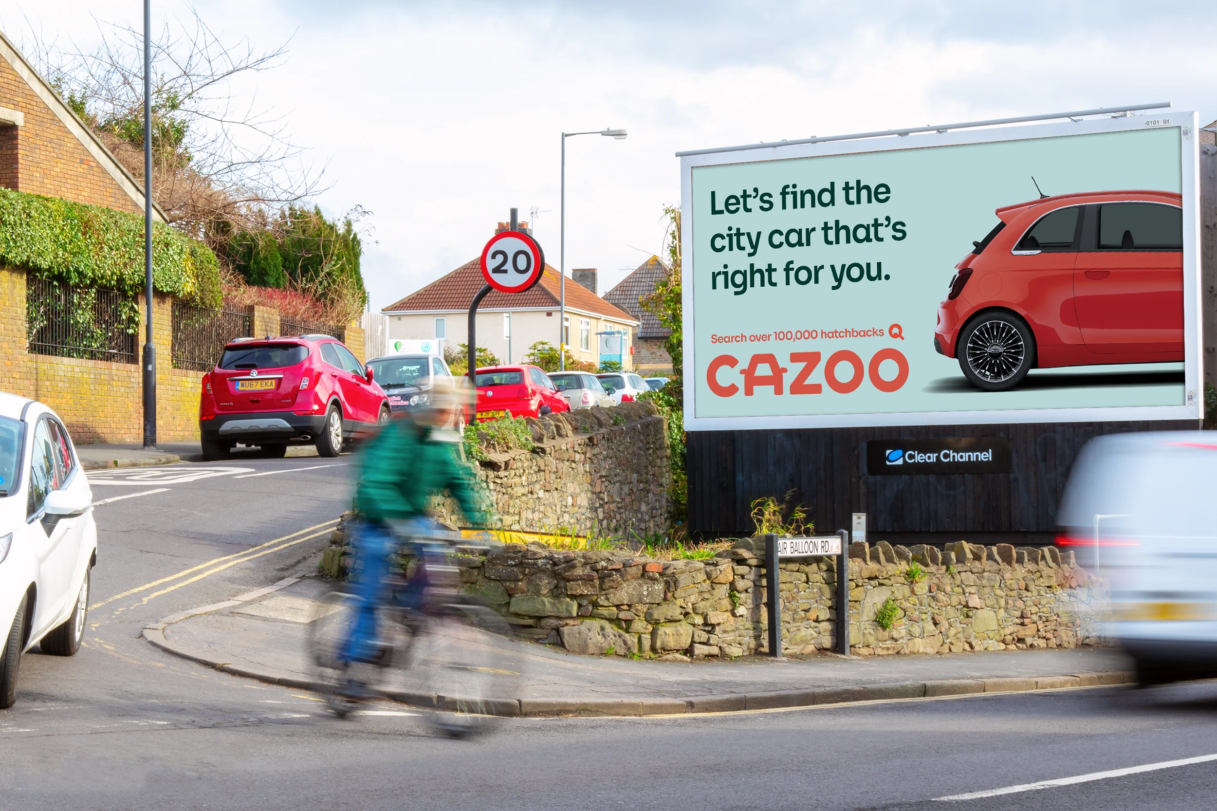 Cazoo billboard advertisement