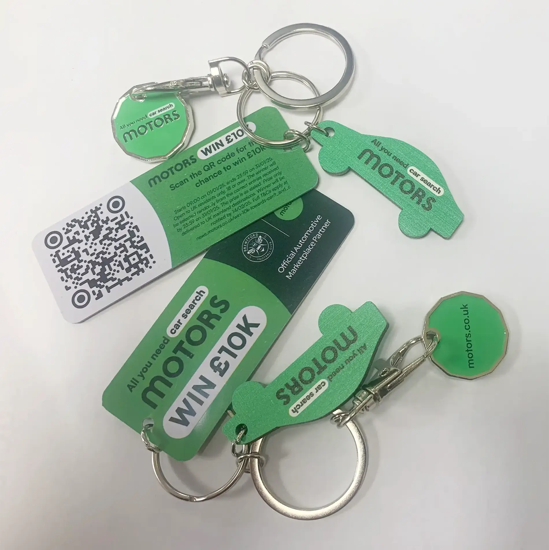 Keyrings with trolley keys