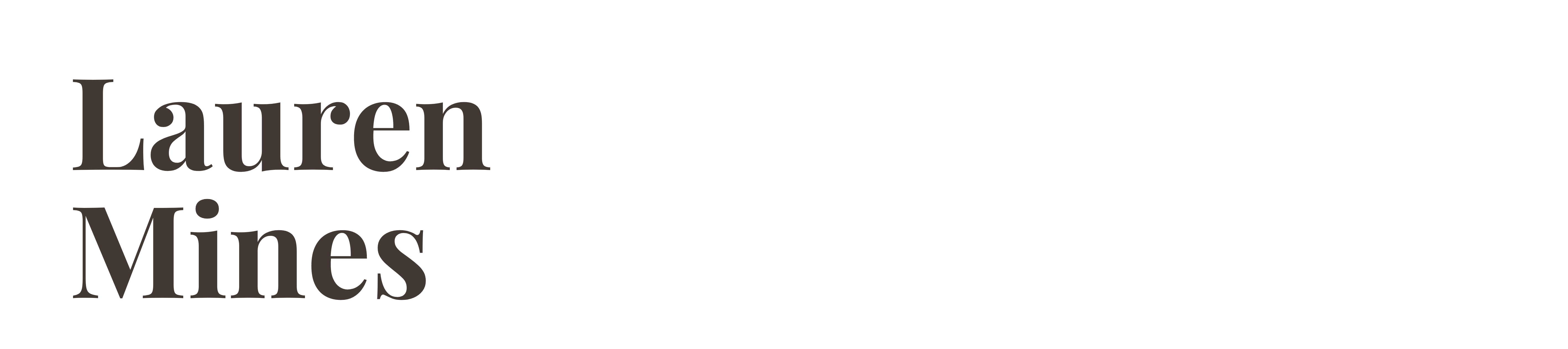 Lauren Mines Logo